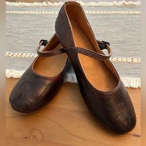 Bed Stu Shuffle Mary Jane Leather Mary Jane VGUC 8.5 8 1/2 Dark Brown